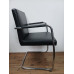 Bene Dexter Meeting / Conference Chair – Black Leather & Chrome