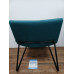 Vegas Lounge Chair by Narbutas - Tourquoise Fabric